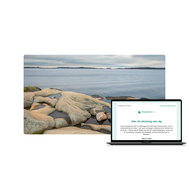 studieguide på laptop västra götalands län