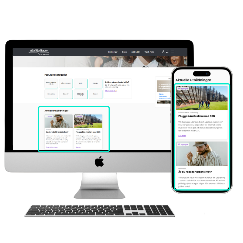 Material spec förstasideannons Allastudier